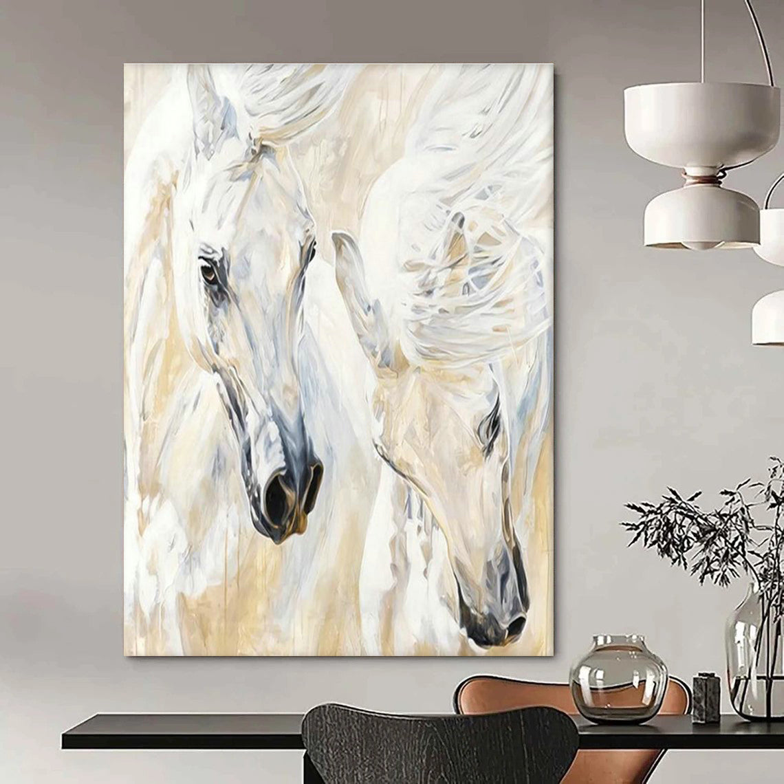 Handmade Abstract Masterpiece for Cottage Office & Living Room DLZ2341