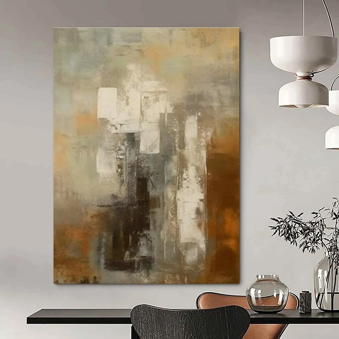 Hand-Painted Abstract Decor for Hallway and Bedroom DLZ1443