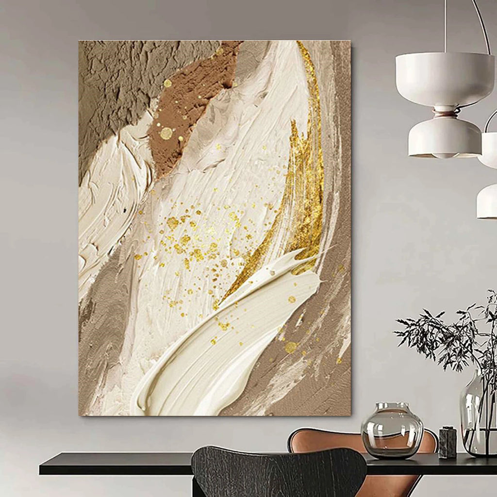 Enormous Custom-Built Hand Painted Abstract Canvas for Hallway & Entryway DLZ2177