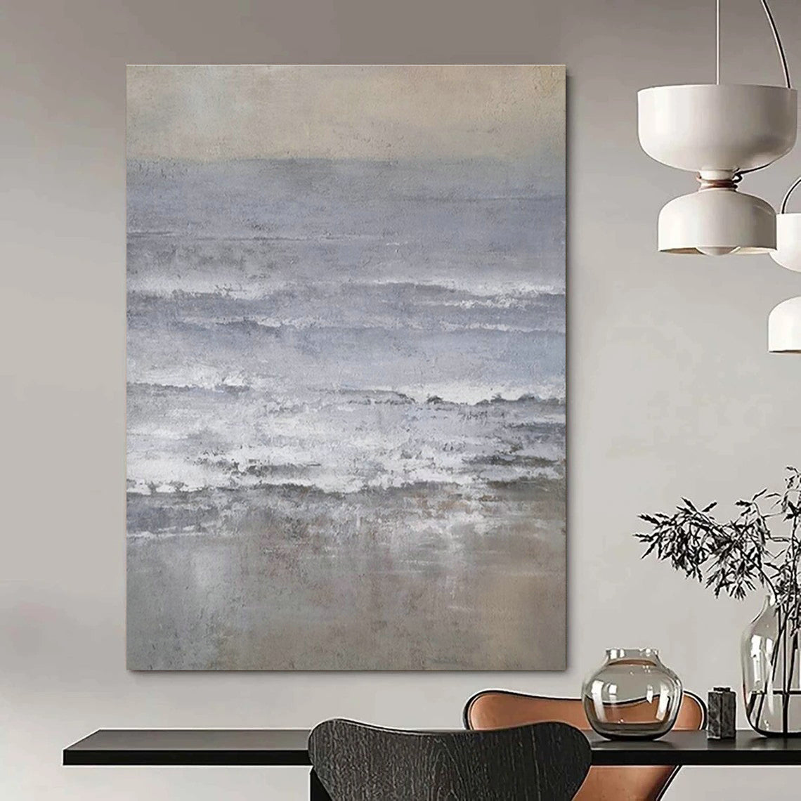 Vast Personalized Handmade Abstract Canvas for Hallway & Cottage DLZ2069