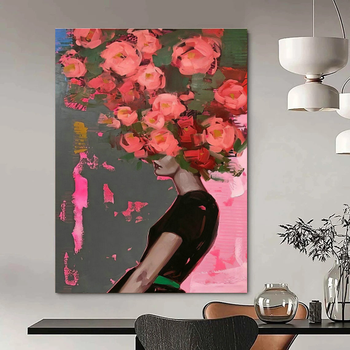 Giant, Panoramic Custom Abstract Canvases for Bedroom Immersion DLZ0458