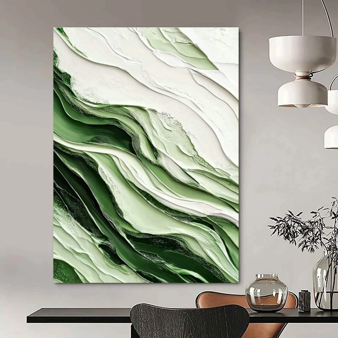 Titanic Hand - Painted Abstract Art for Bedroom Dressing Chambers & Office Executive Lounges DLZ0733