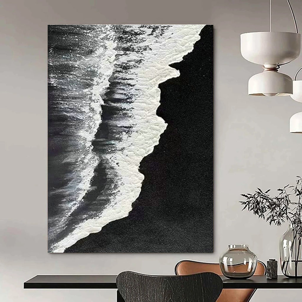 Handmade Abstract Color Mural, Creating a Romantic Atmosphere for Bedroom and Dining Room DLZ0969