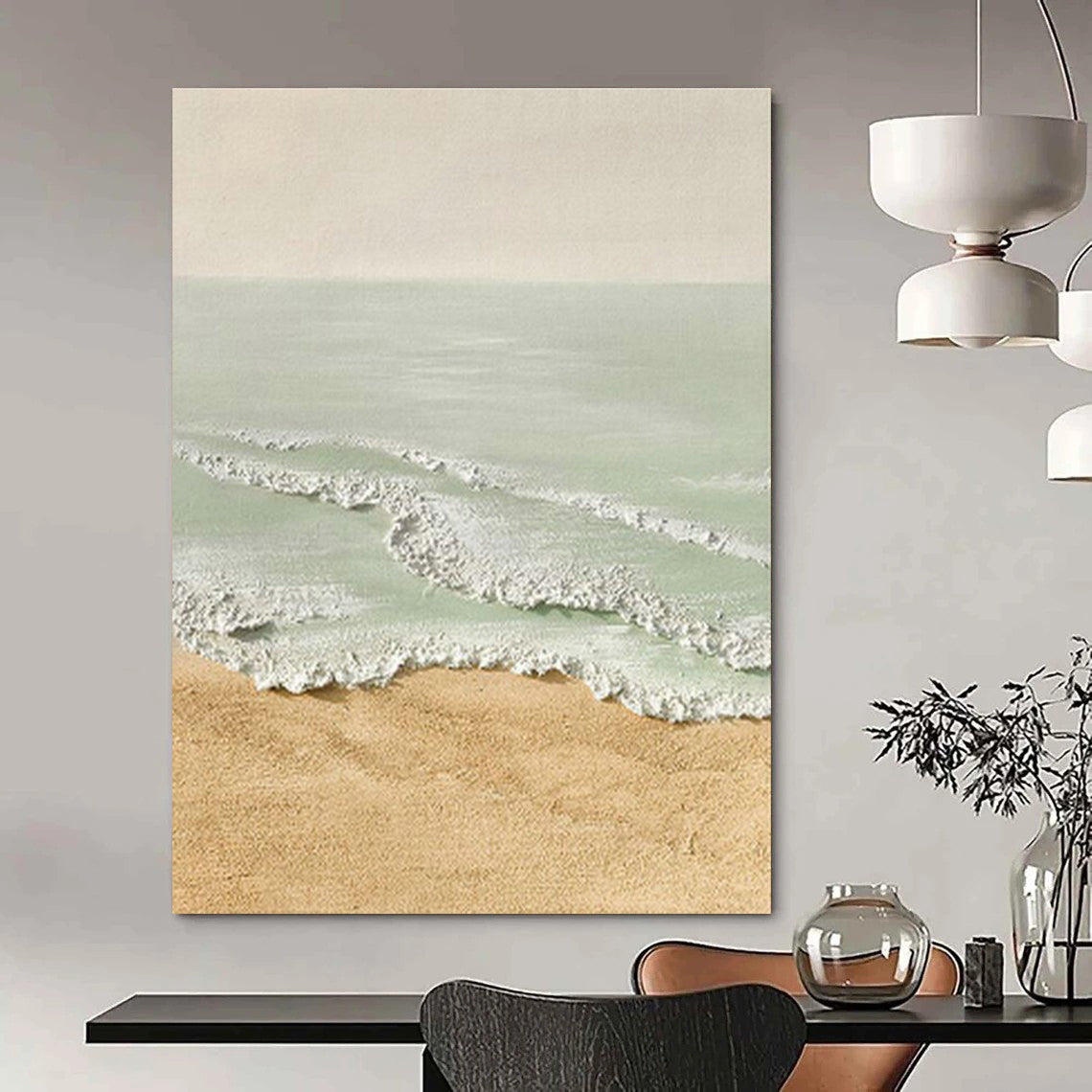 Colossal Custom-Designed Handmade Abstract Wall Art for Cottages & Living Room DLZ2189