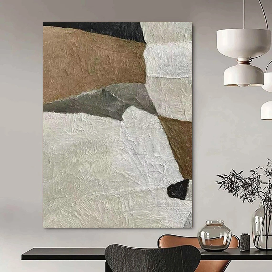 Gigantic Custom Abstract Canvas for Bedroom & Dining Room DLZ1147