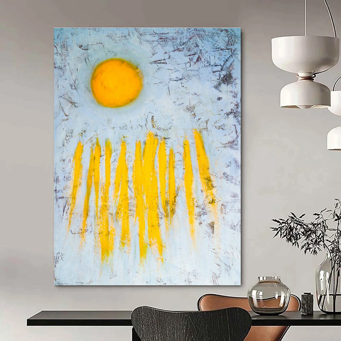 Vastly Oversized Personalized Abstract Artwork for Bedroom & Office DLZ1096