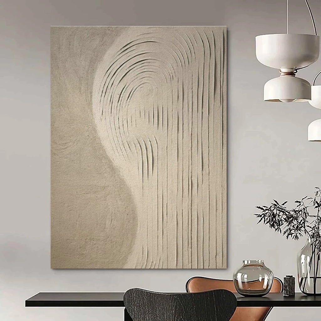 Large Customizable Handmade Abstract Painting for Bedroom Bed Footboard Wall and Living Room Coffee Table Lower Shelf Wall DLZ1855