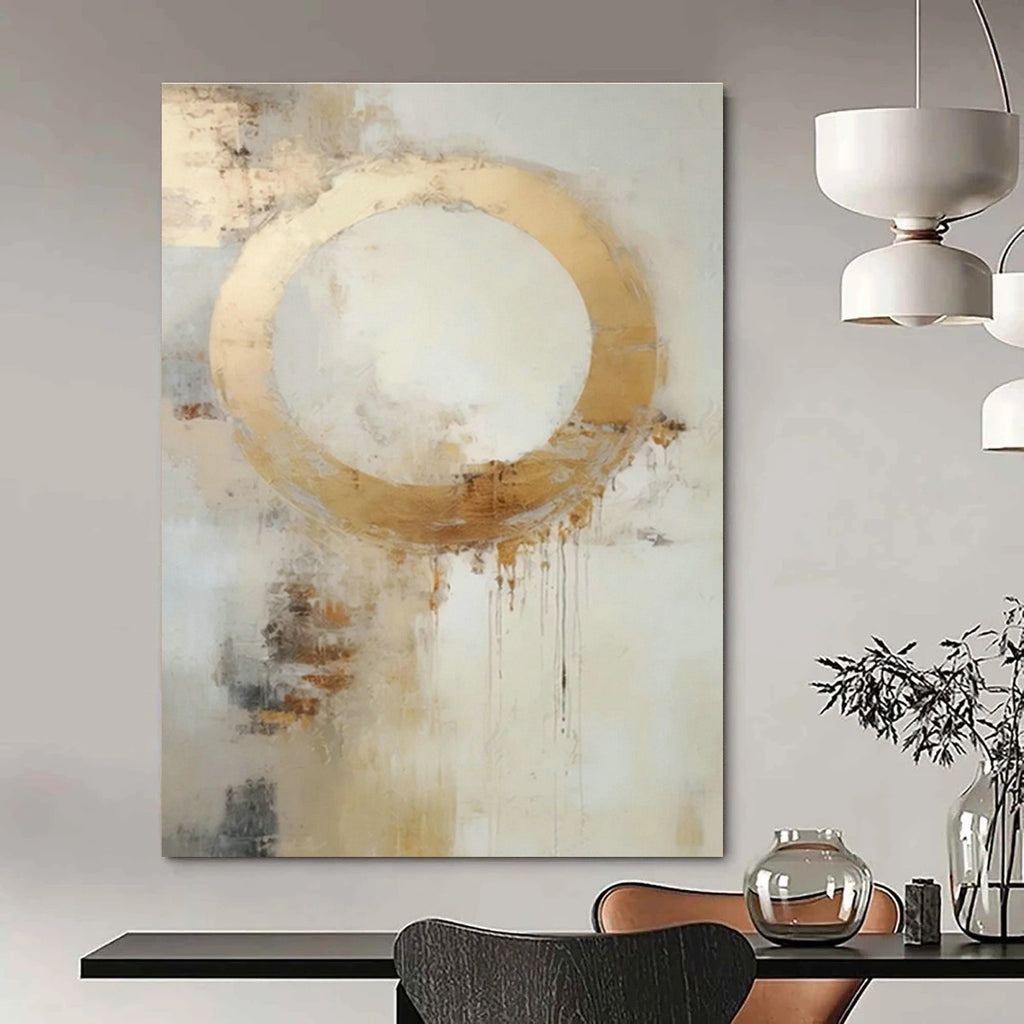 Oversized Abstract Hand - Painted Murals for Office Reception Area Reception Desk Keyboard Trays & Bedroom Alcove Window Sills DLZ0918