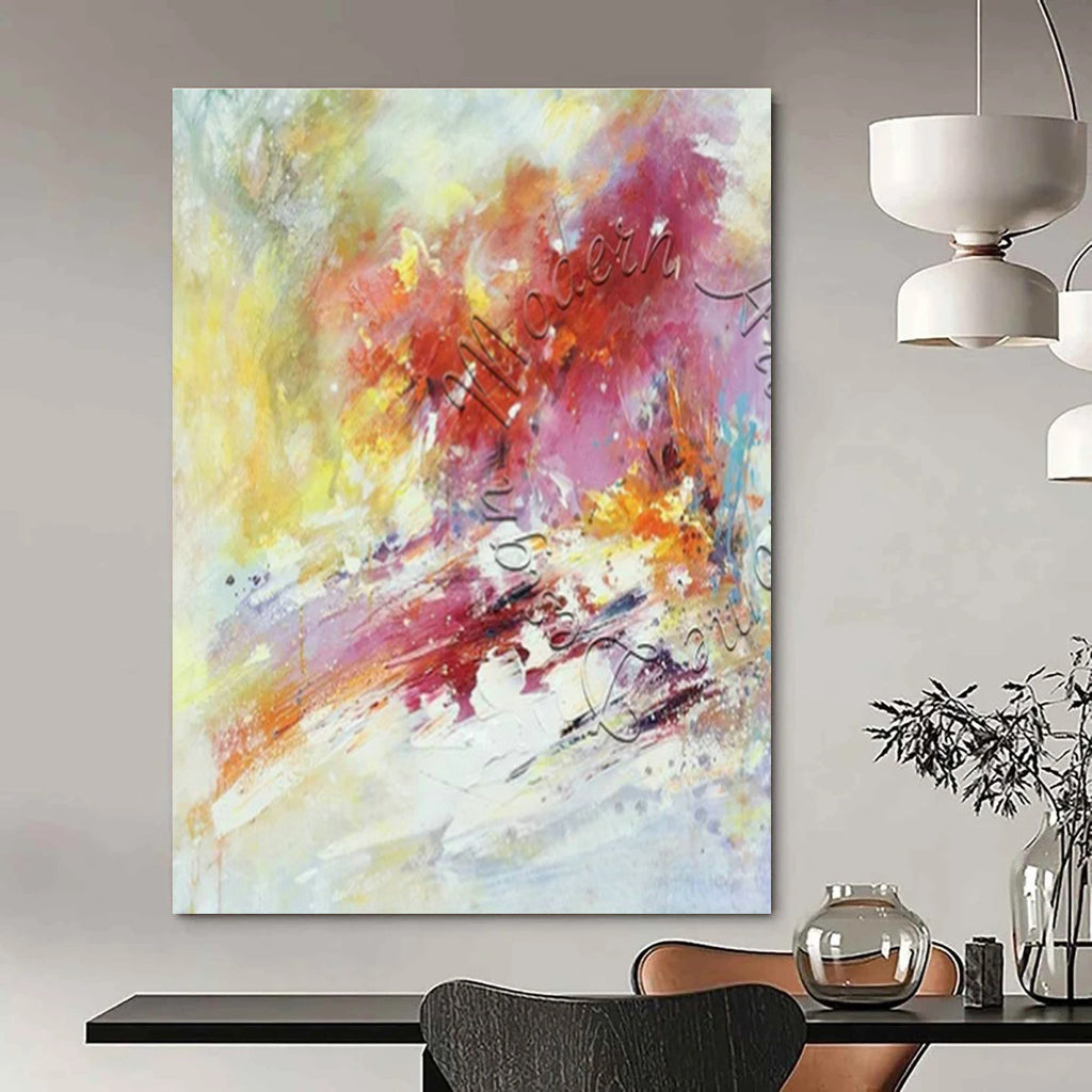 Original Handmade Abstract Painting for Hallway and Entryway DLZ1825