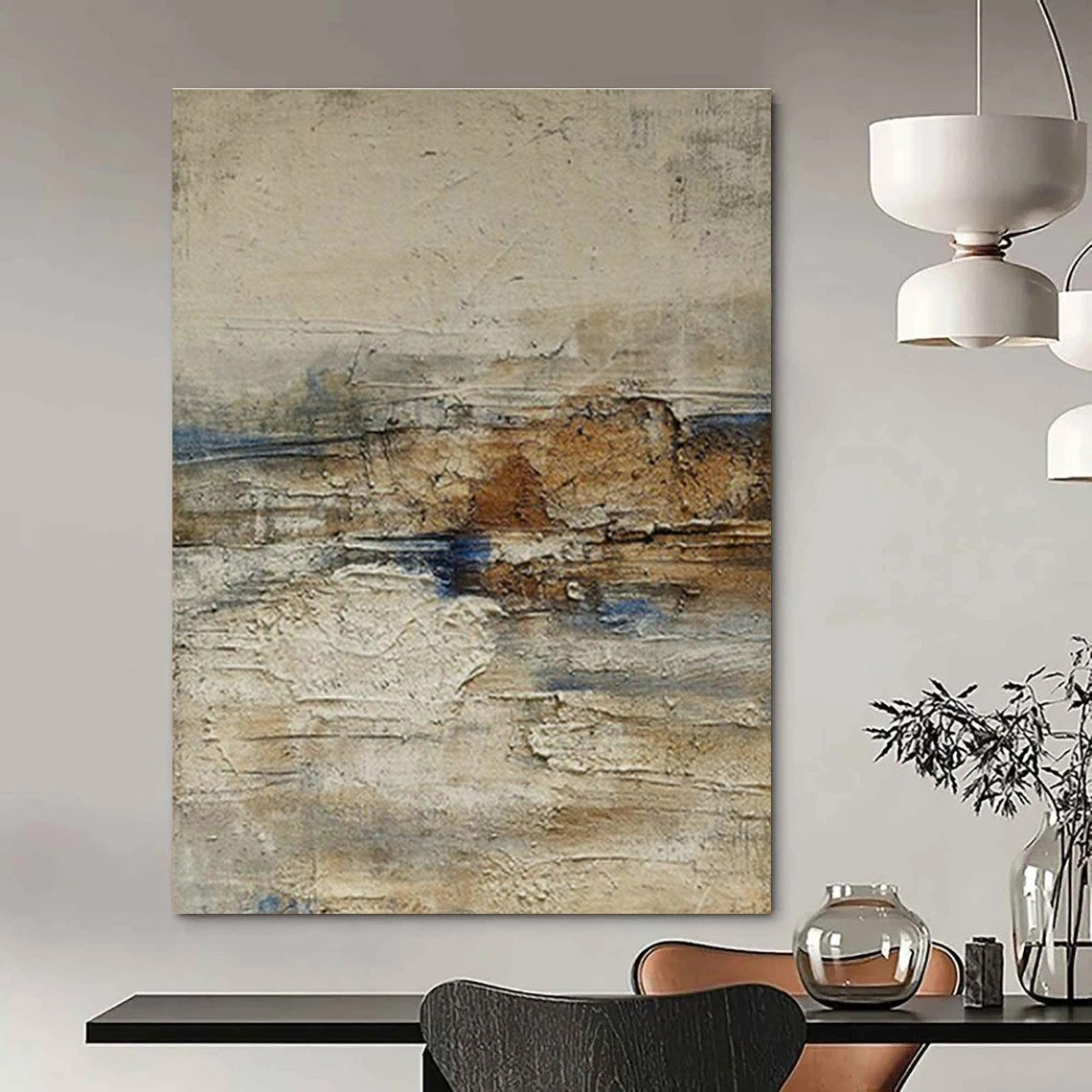 Large Customizable Handmade Abstract Wall Decor for Living Room Fireplace Mantel and Bedroom Headboard Wall DLZ1866