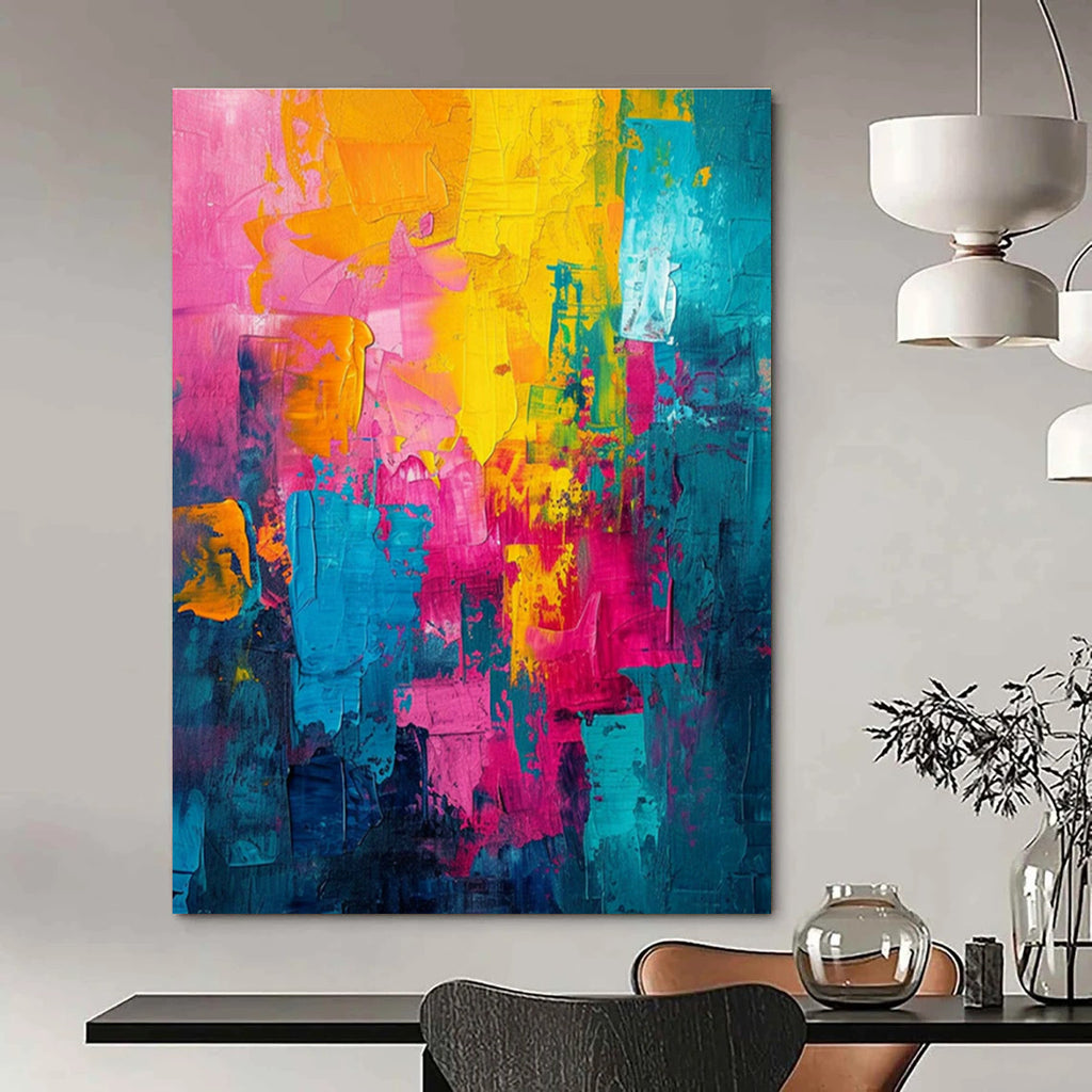 Extra-large Custom Handmade Abstract Wall Decor for Bedroom Walk-in Dressing Room Wall and Dining Room Sideboard Wall DLZ1911