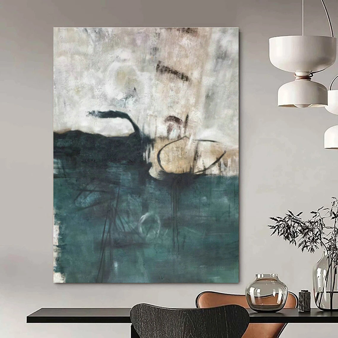 Extra - Vast, 360 - Degree View Custom Abstract Murals for Hallway Immersion DLZ0487