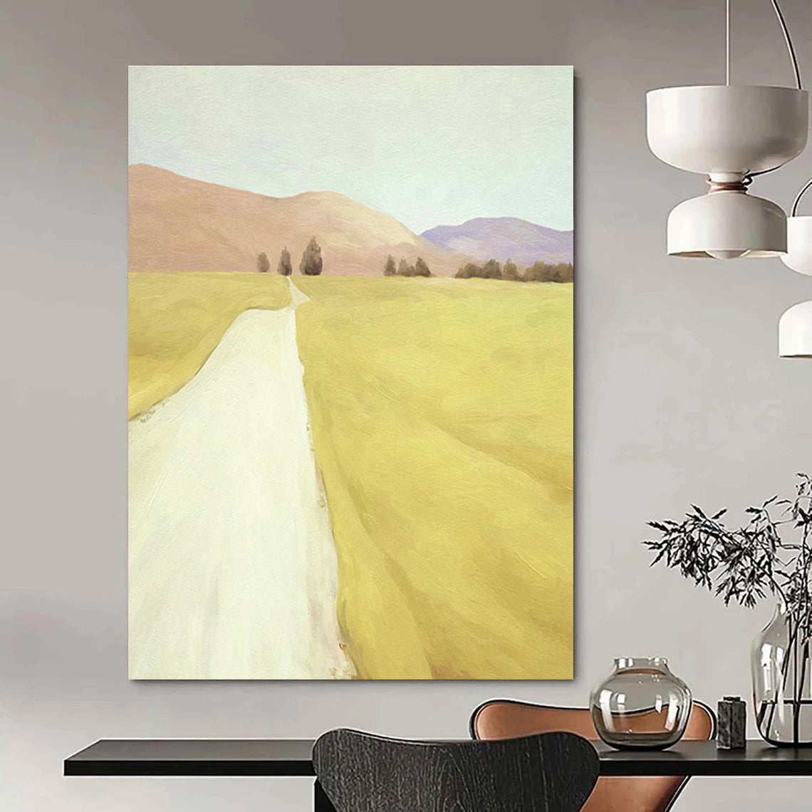 Hand-painted oversized abstract wall decor for living rooms and bedrooms DLZ1422