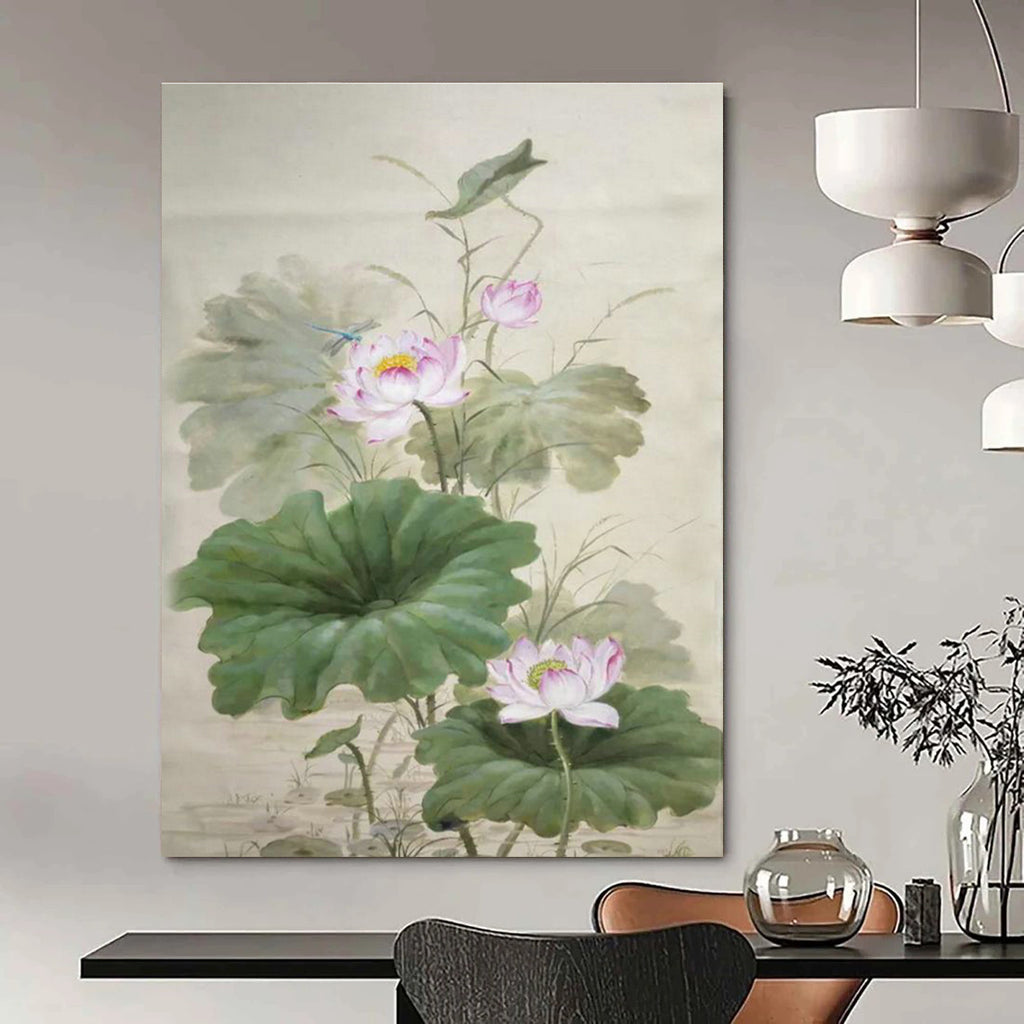 Oversized Custom Hand-Painted Abstract Canvas for Bedroom & Office DLZ2288