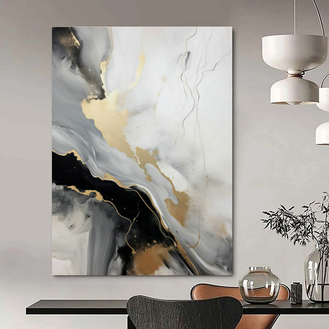Mammoth Custom Abstract Murals for Cottage Office Skylights & Bedroom Walk - in Showers DLZ0728