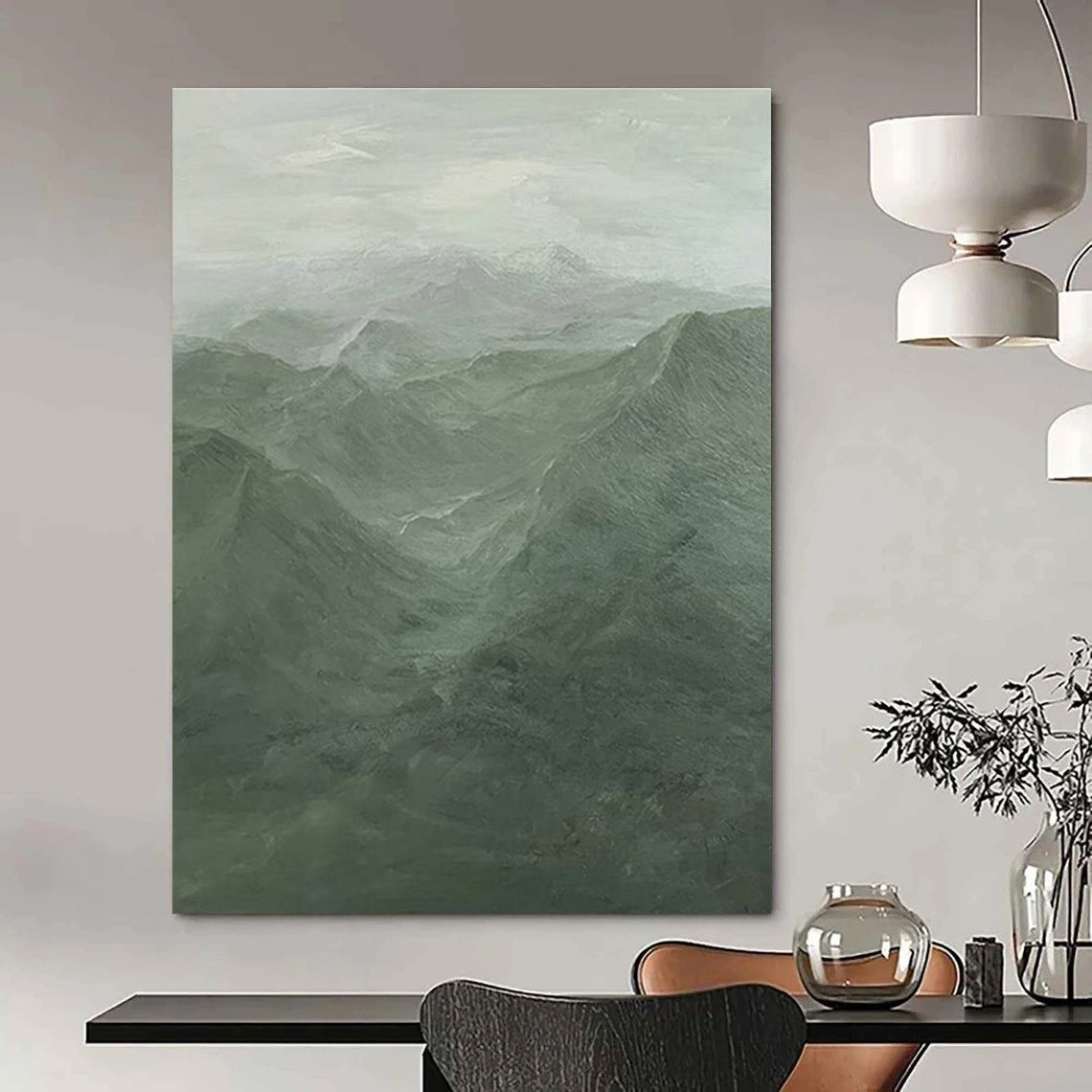 Stupendous Size Custom-Sculpted Handmade Abstract Canvas for Entryway & Cottage DLZ2197