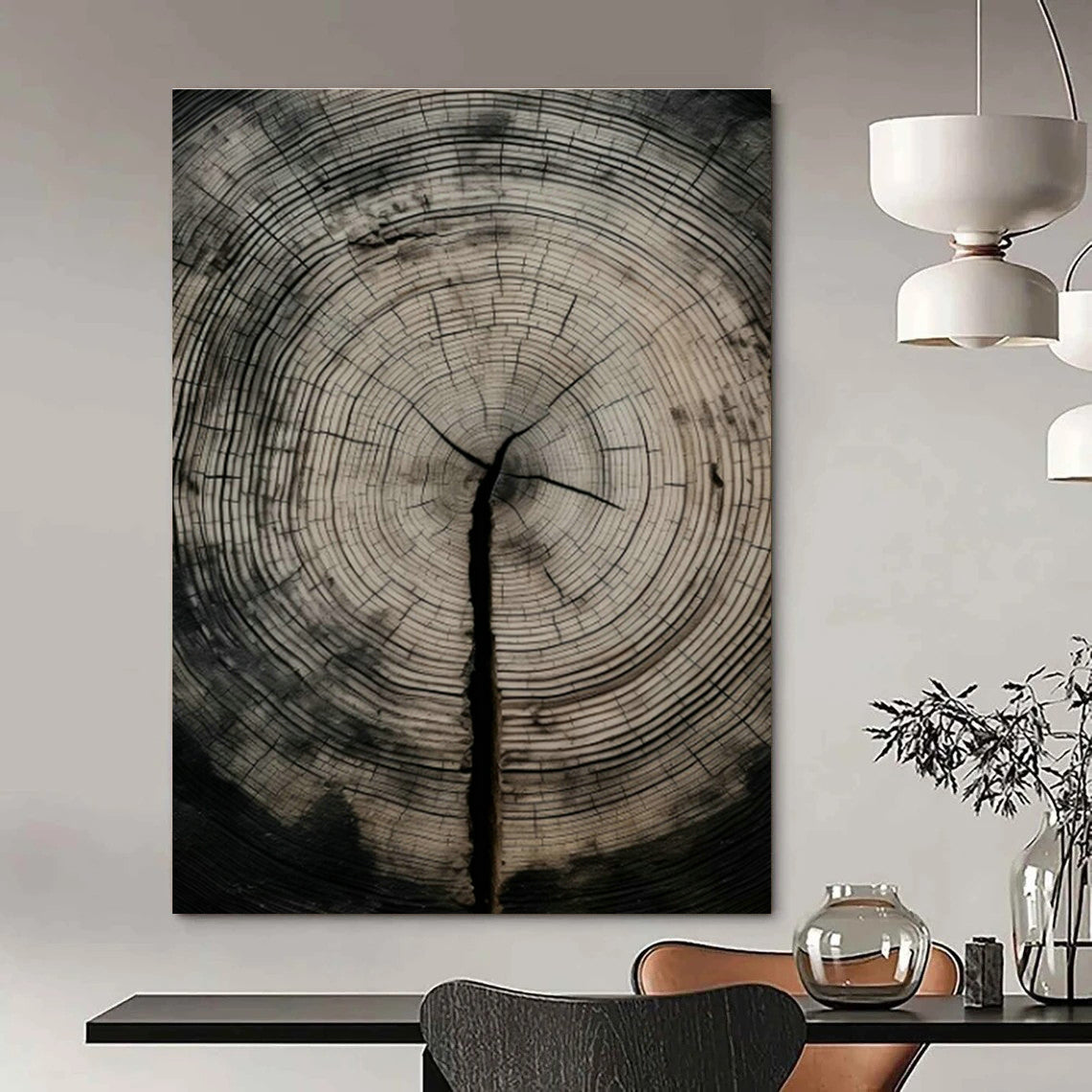 Extra - Large Custom Hand - Painted Abstract Painting for Living Room, Demonstrate High - end Taste DLZ0379