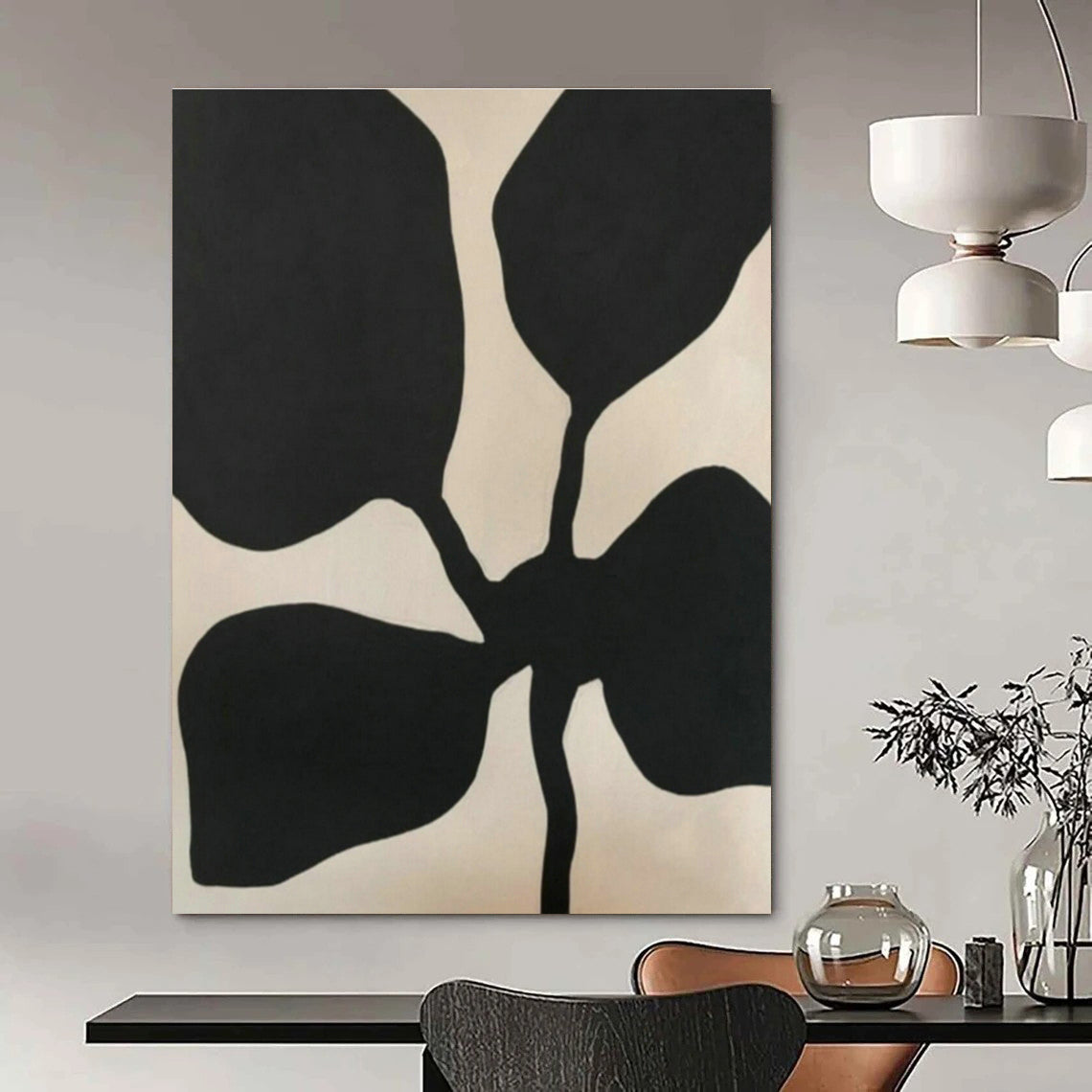 Large Customizable Handmade Abstract Wall Decor for Living Room Console Table Back Wall and Bedroom Dresser Mirror Wall DLZ1890