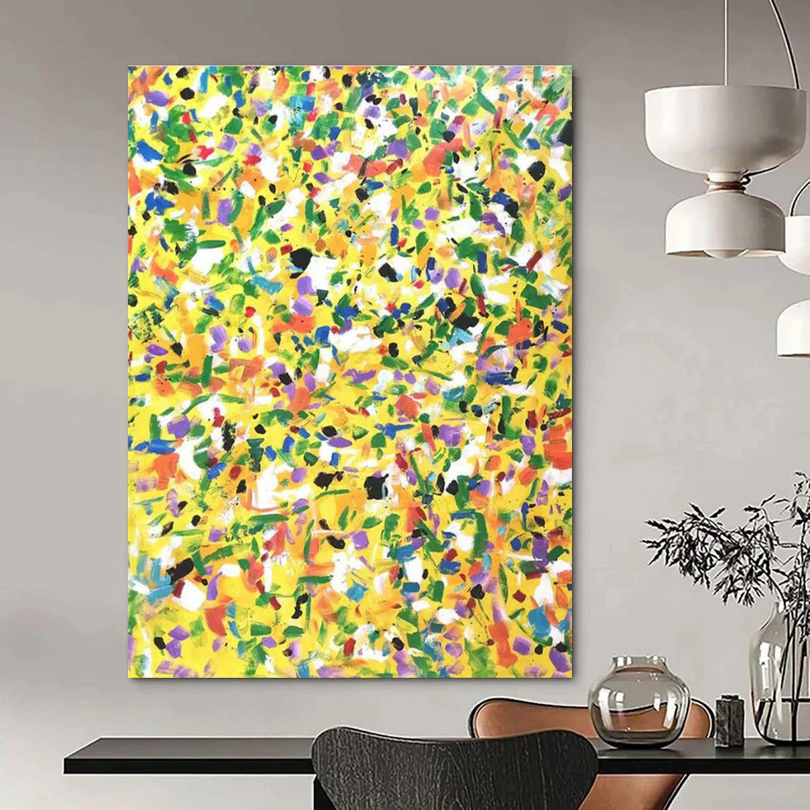 Ginormous Custom - Made Abstract Canvas for Hallway & Living Room DLZ2271
