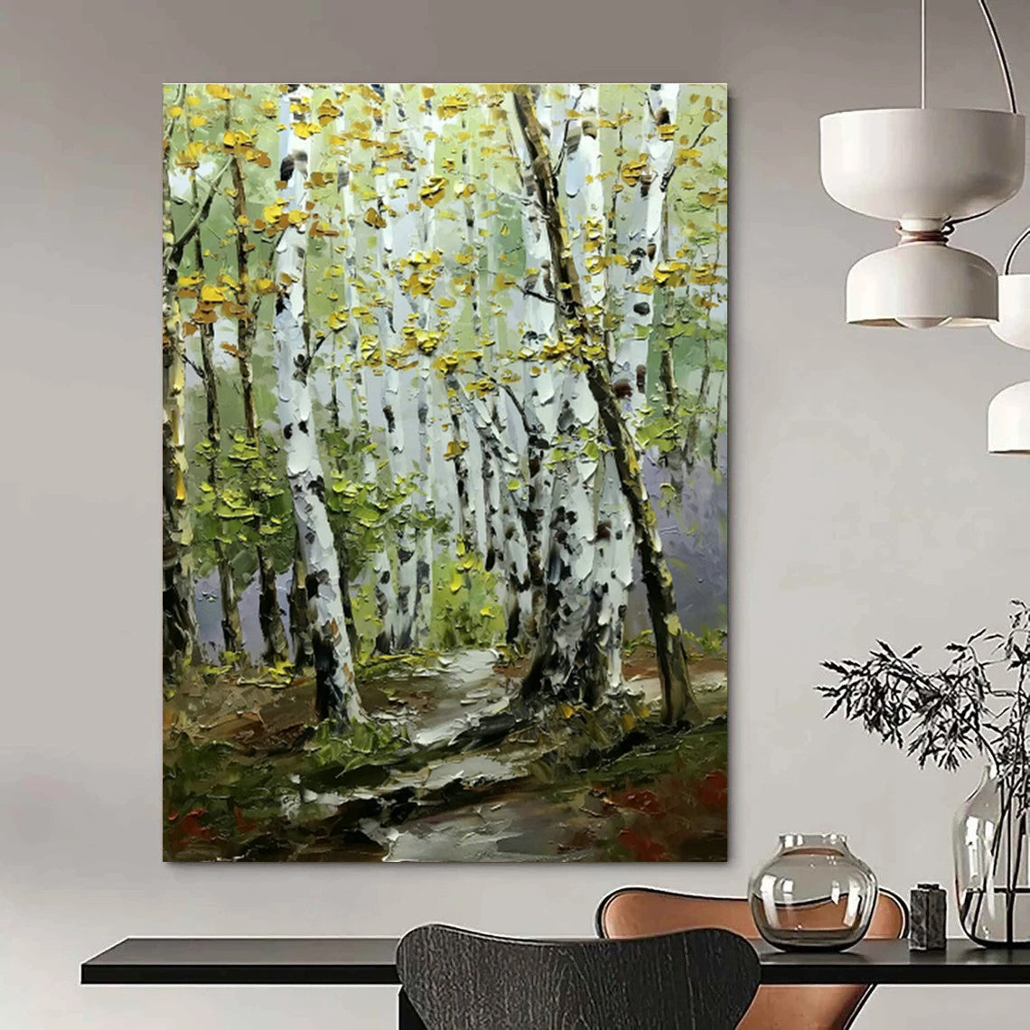 Custom Hand - Painted Abstract Art for Cottage Entryway Key Organizers & Office Break Room Refrigerators DLZ0850