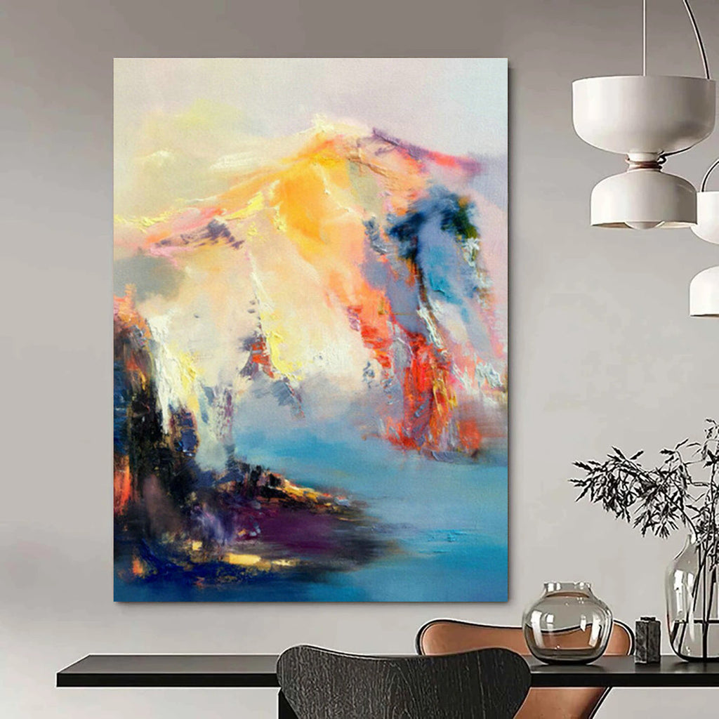 Monumental - Scale Tailored Abstract Painting for Dining Room & Entryway DLZ1068