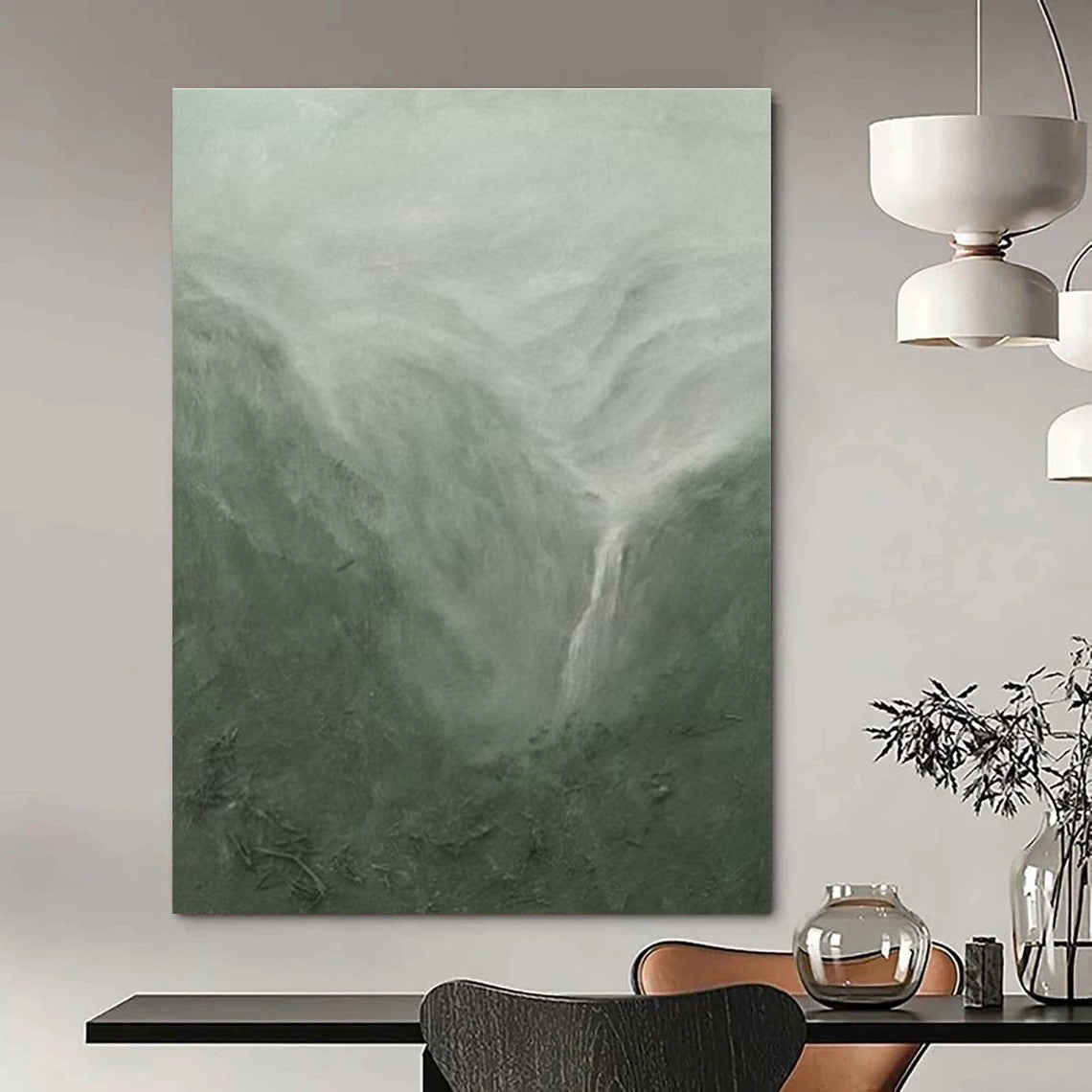 Immense Custom-Built Hand Painted Abstract Canvas for Office & Bedroom DLZ2190