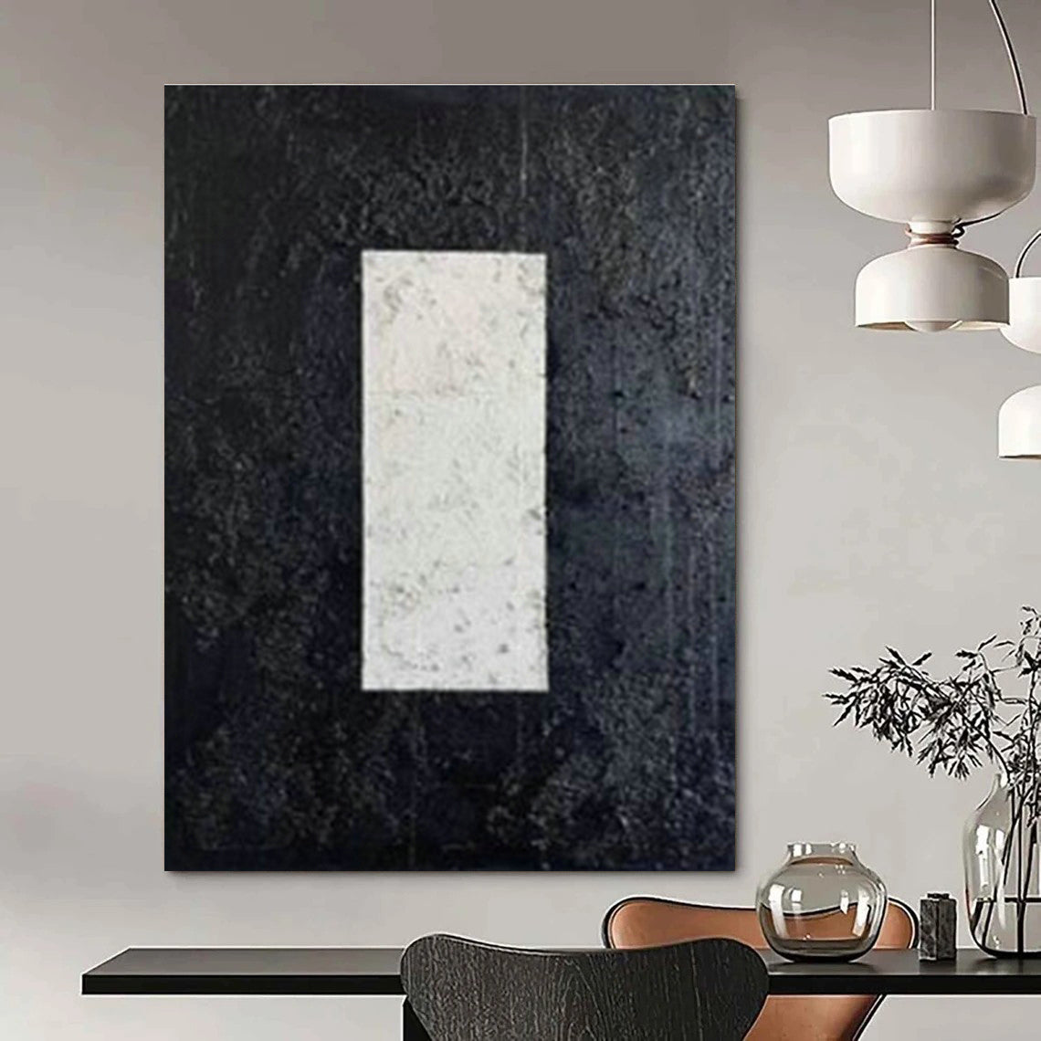 Extra-large Custom Handmade Abstract Painting for Entryway Mail Sorting Wall and Hallway Luggage Storage Niche Wall DLZ1980