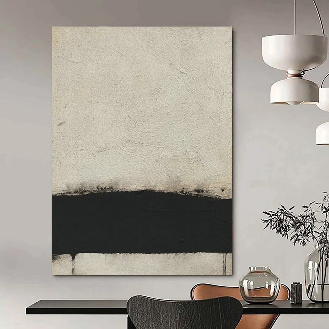 Handmade Abstract Wall Decals Set with Removable Glitter for Living Room & Office DLZ1426