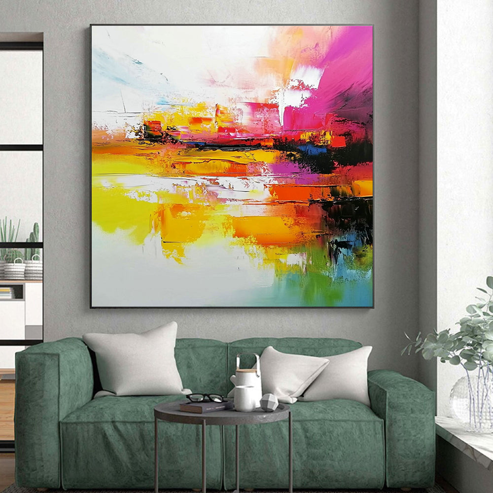 Colorful Abstract Painting with Vibrant Impressions GER553