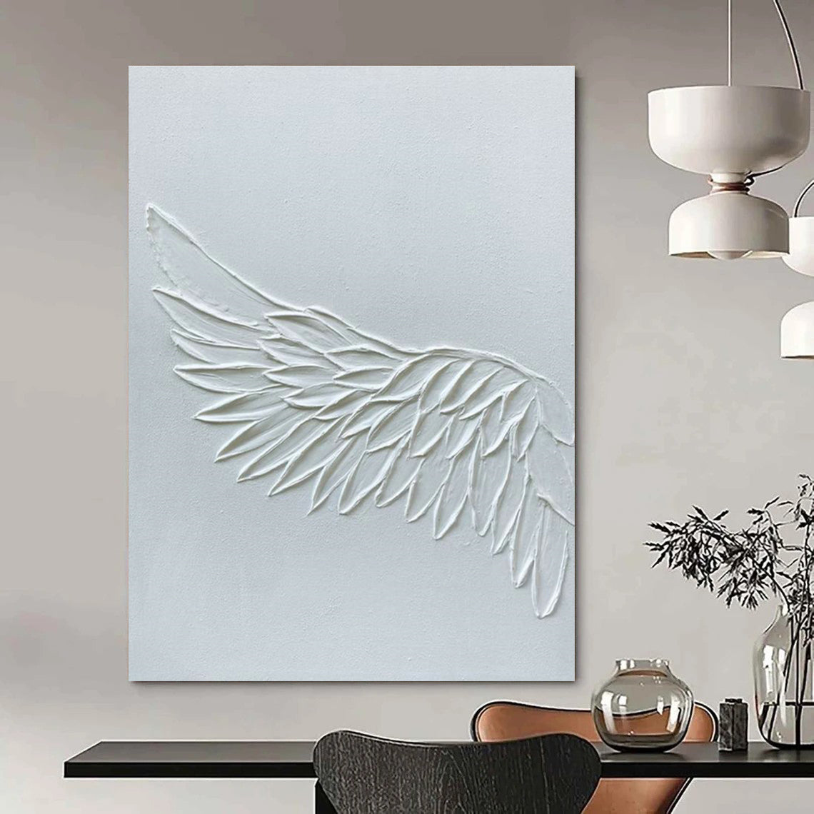 Humongous Custom-Designed Handmade Abstract Wall Decor for Entryway & Cottage DLZ2185