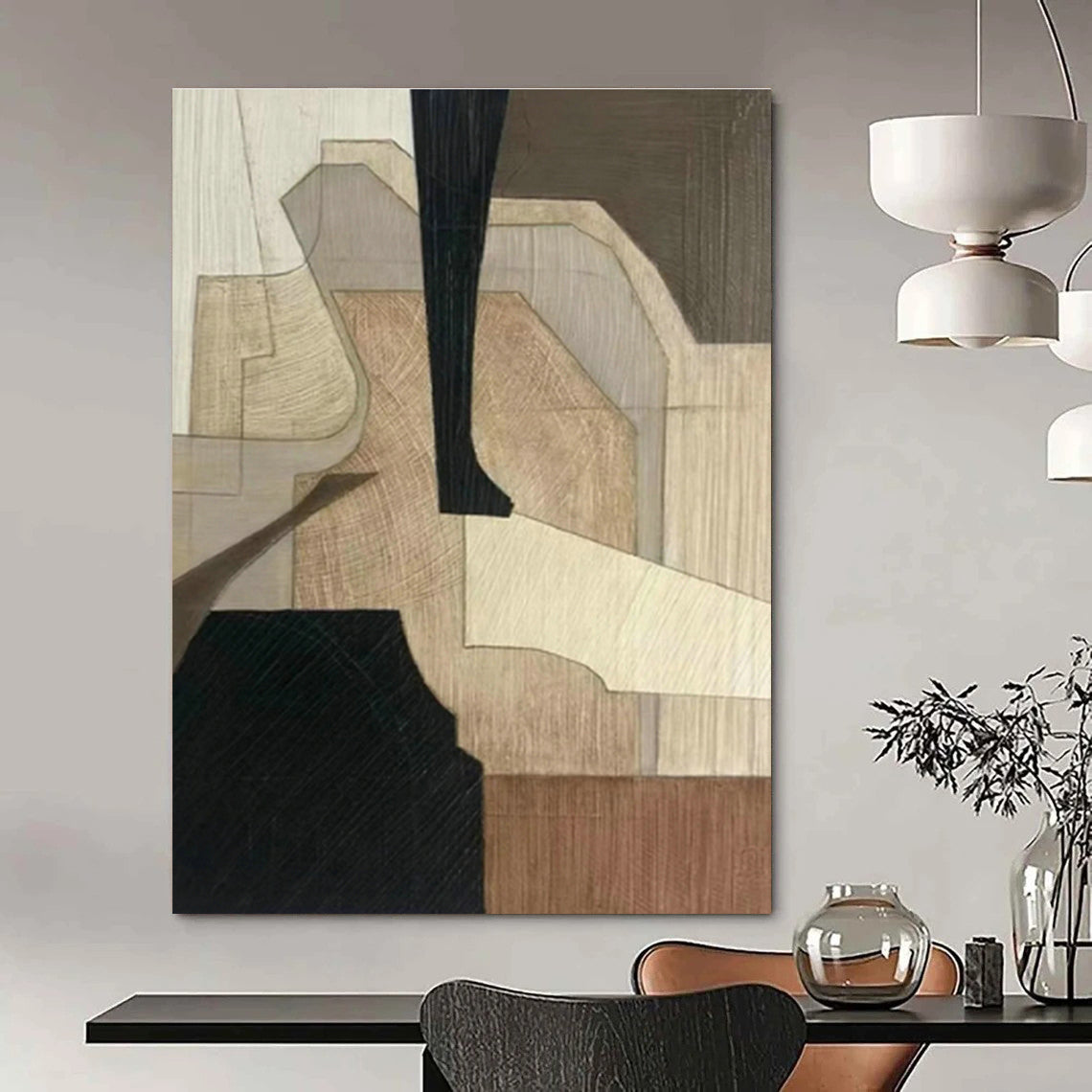 Vastly Extended Tailored Abstract Art for Bedroom & Office DLZ1078