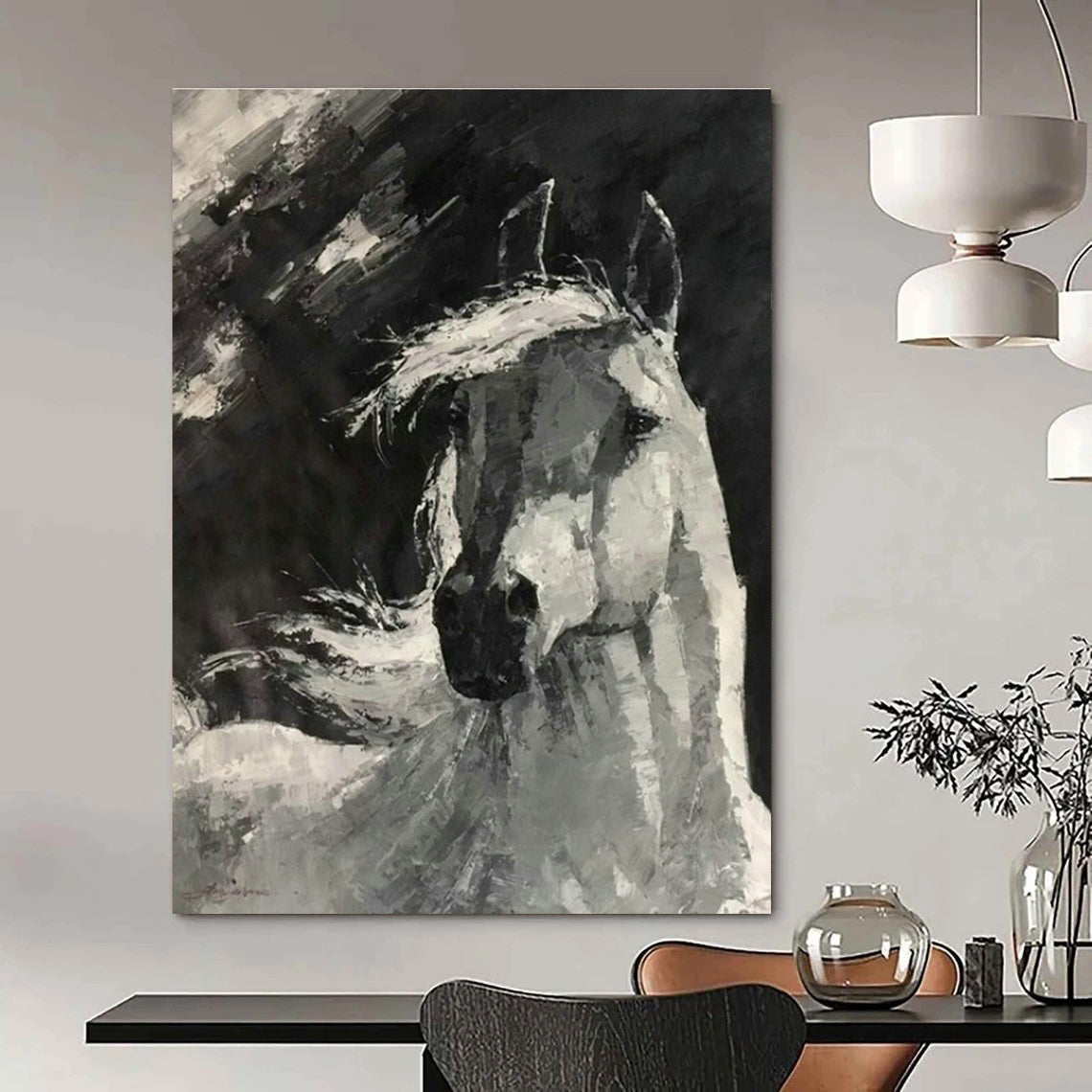 Colossal Tailored Hand Painted Abstract Artwork for Hallway & Cottage DLZ2075