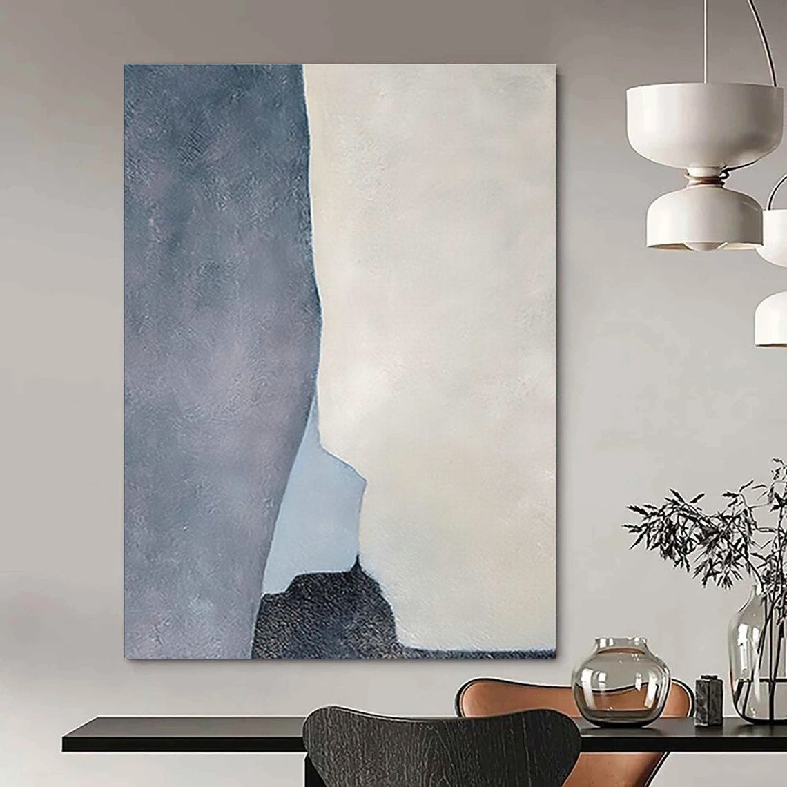 Gargantuan Extent Custom-Built Handmade Abstract Painting for Living Room & Bedroom DLZ2239