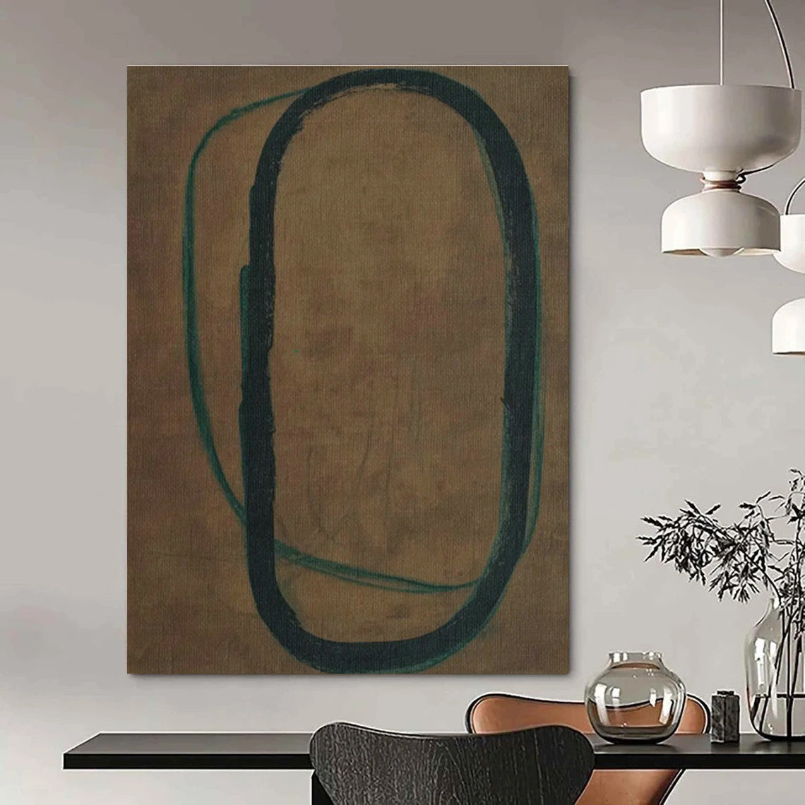 Extra-Vast Custom Abstract Canvas for Bedroom & Cottage Entryway DLZ1160