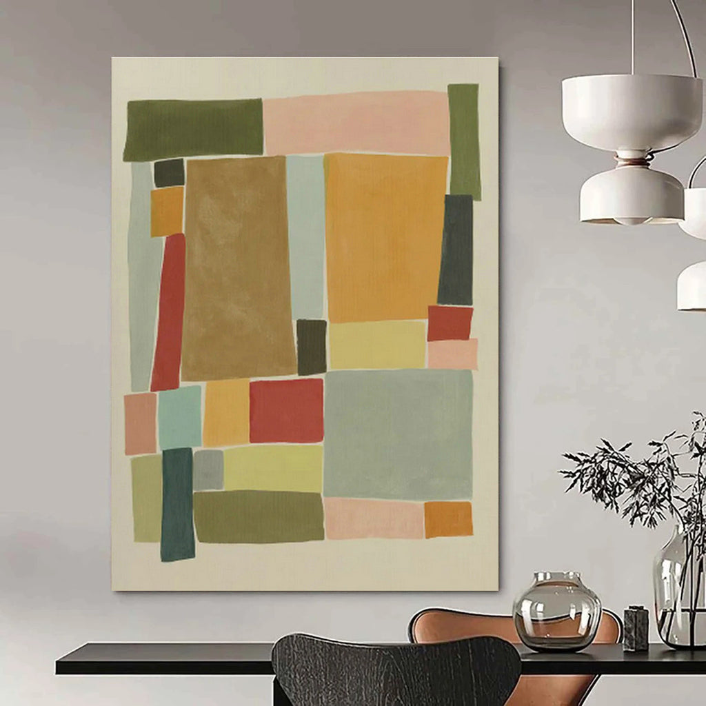 Hand-Painted Modern Abstract Decorative Art Painting, Showing the Stylish Style of Living Room and Foyer DLZ0971