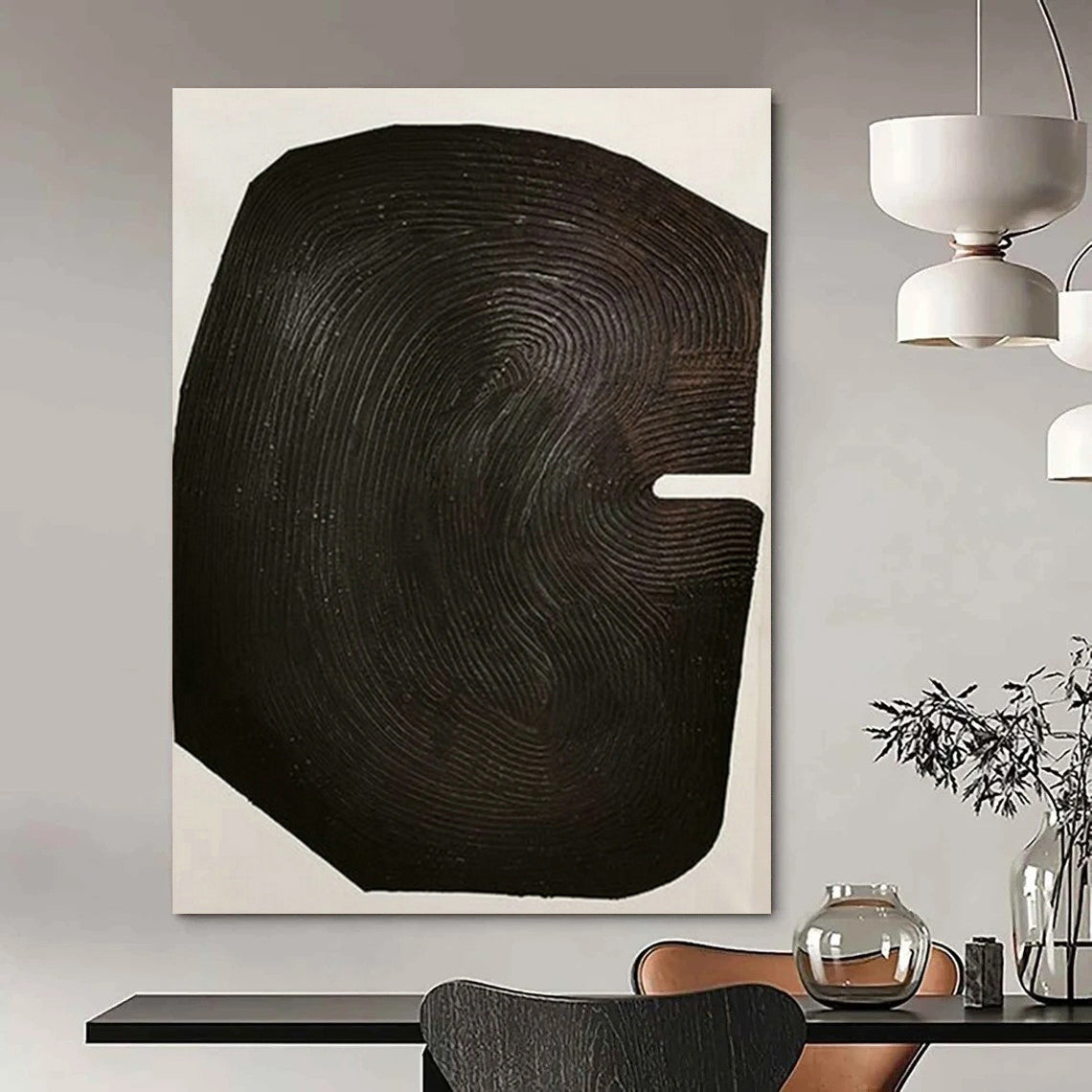 Massive Customizable Hand-Painted Abstract Wall Hanging for Office & Dining Room DLZ1059