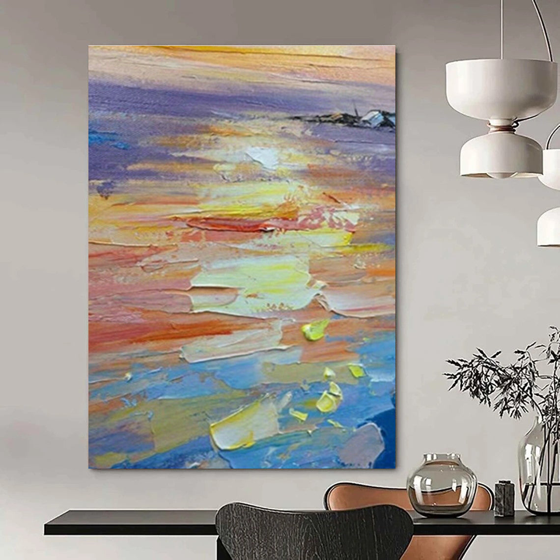 Massive Personalized Abstract Wall Hanging for Office & Dining Room DLZ1047