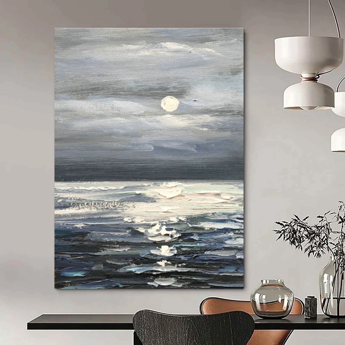 Oversized Handcrafted Abstract Art for Office & Hallway DLZ1300