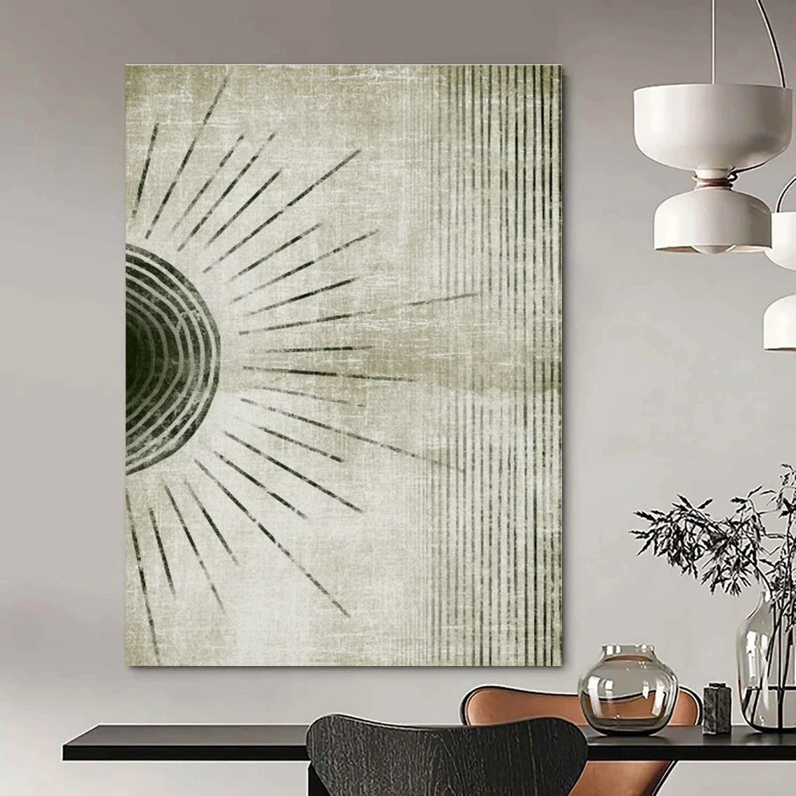 Large - Scale Handmade Abstract Panels for Dining Room & Living Room DLZ1371