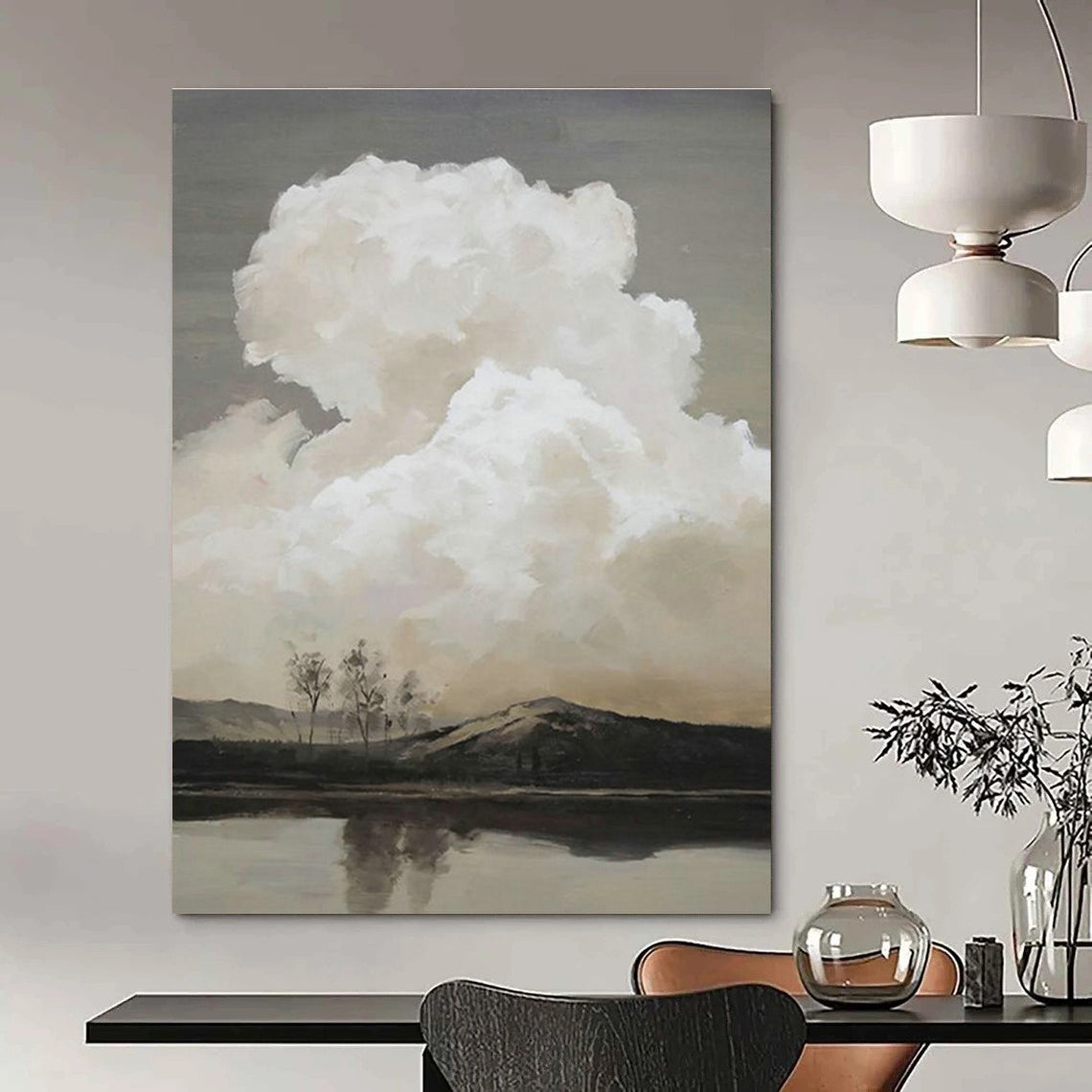 Gigantic Custom - Engineered Hand Painted Abstract Wall Art for Living Room & Office DLZ2139