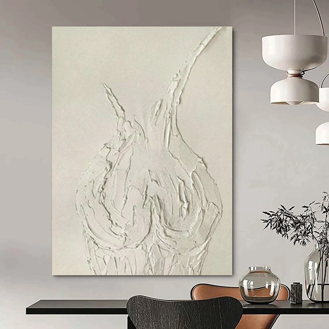 Custom Extra Large Abstract Painting for Hallway & Office DLZ0997