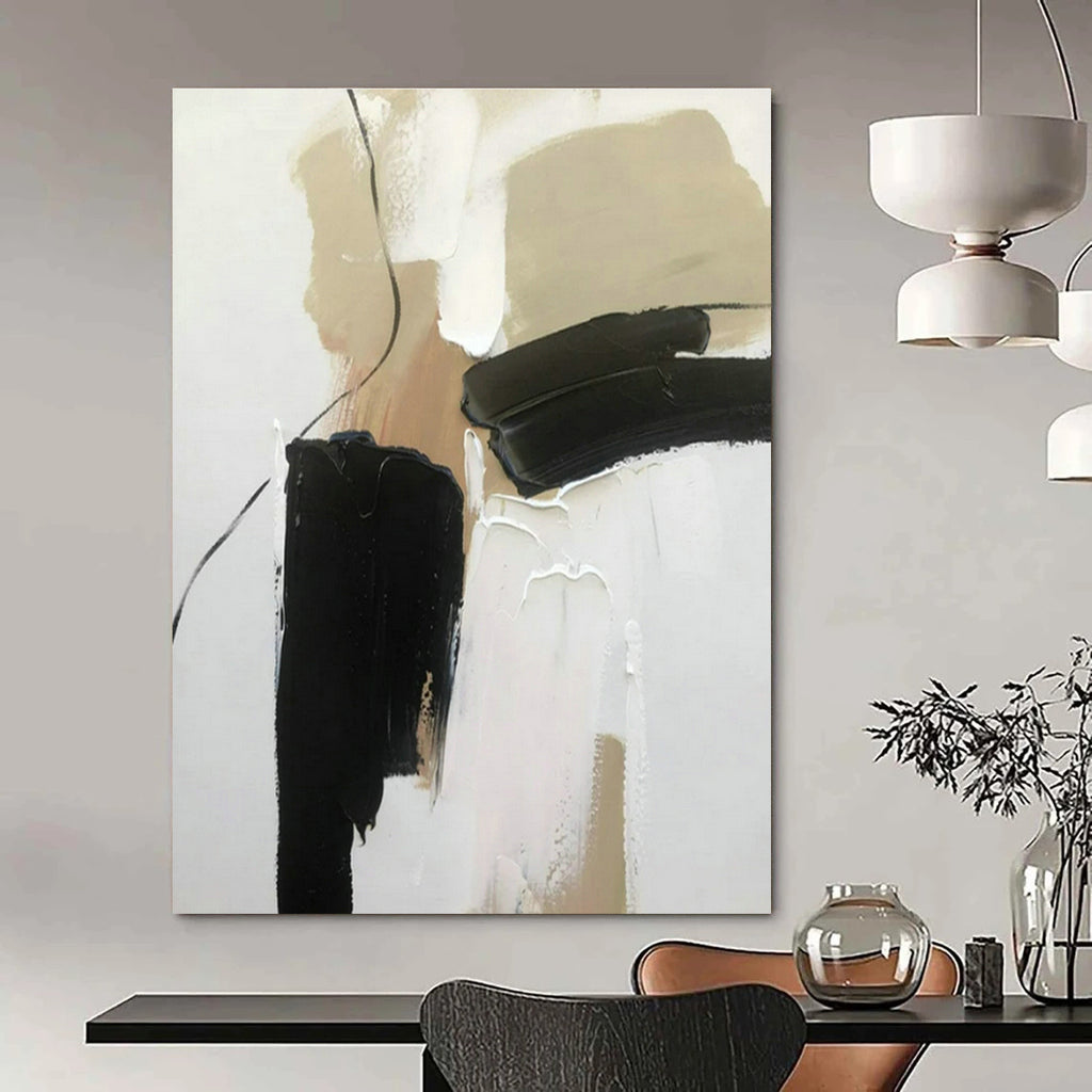 Original Hand-Painted Abstract Painting for Living Room Staircase Wall and Hallway Landing DLZ1680