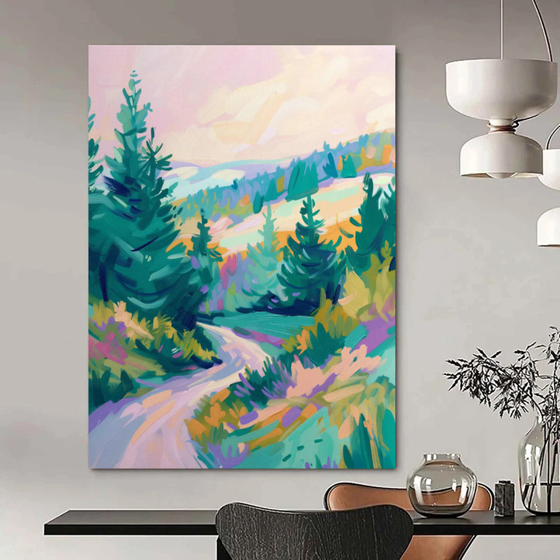 Custom Abstract Canvases for Office and Bedroom DLZ0654
