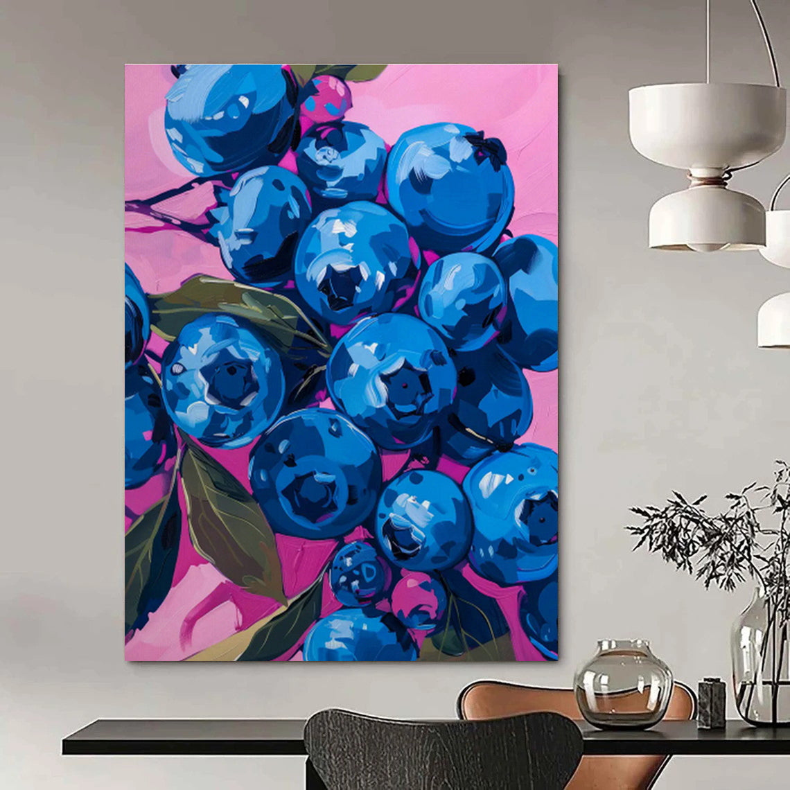 Hand - Painted Abstract Art for Living Room and Cottage Hallway DLZ0653