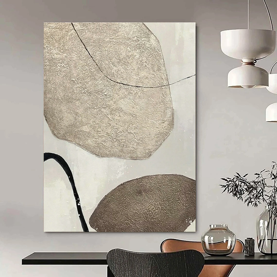 Custom Extra Large Abstract Canvas for Living Room & Dining Room DLZ1128
