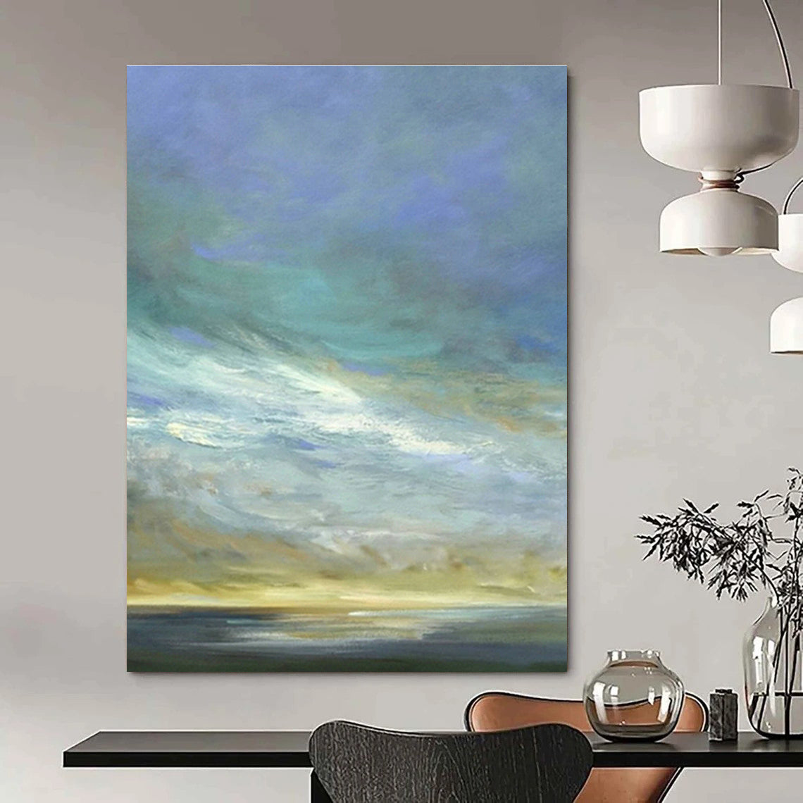 Handmade Abstract Oil Painting, Elevating the Style of Bedroom and Dining Room DLZ0961