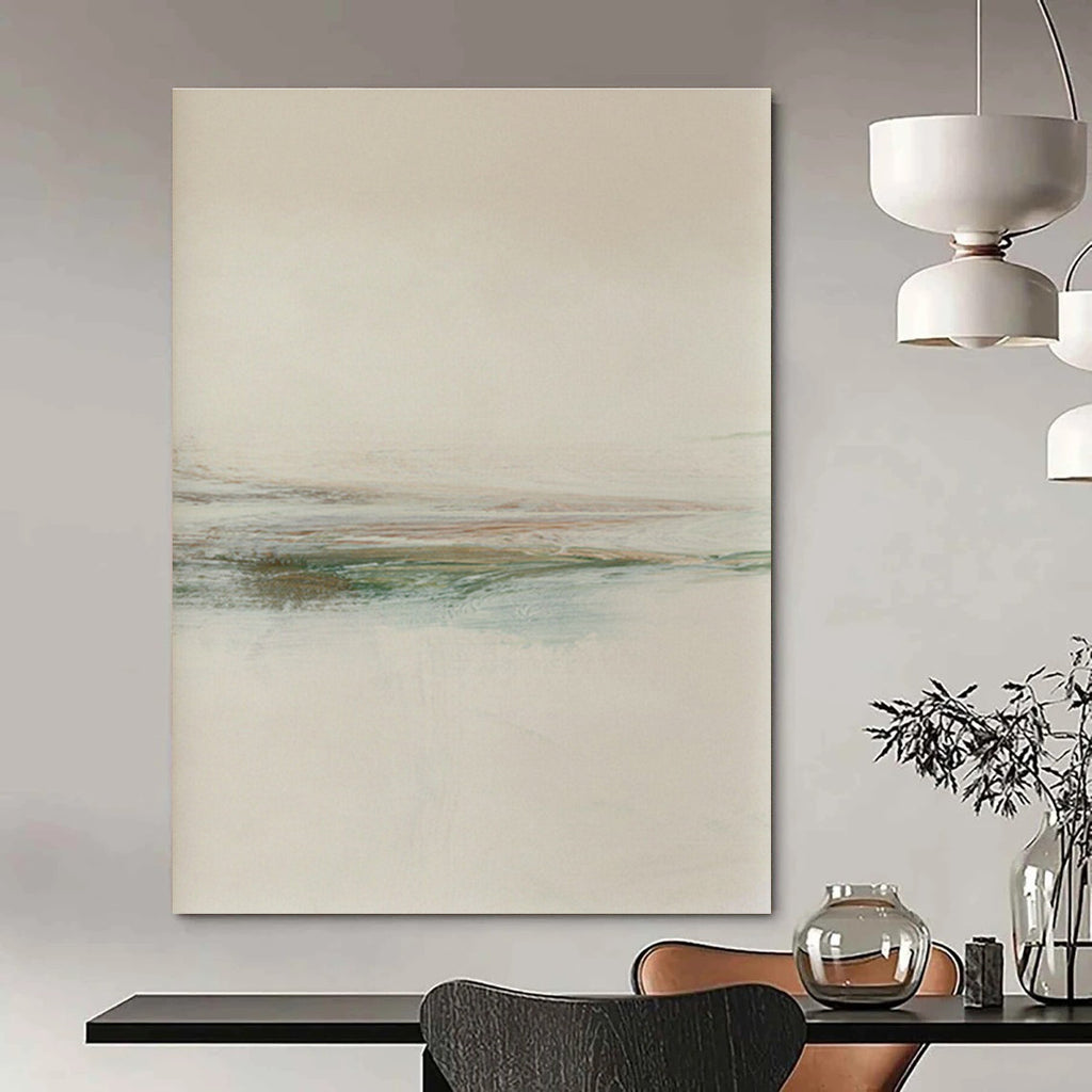 Neutral Tones Subtle Landscape Abstract Painting ADGE226