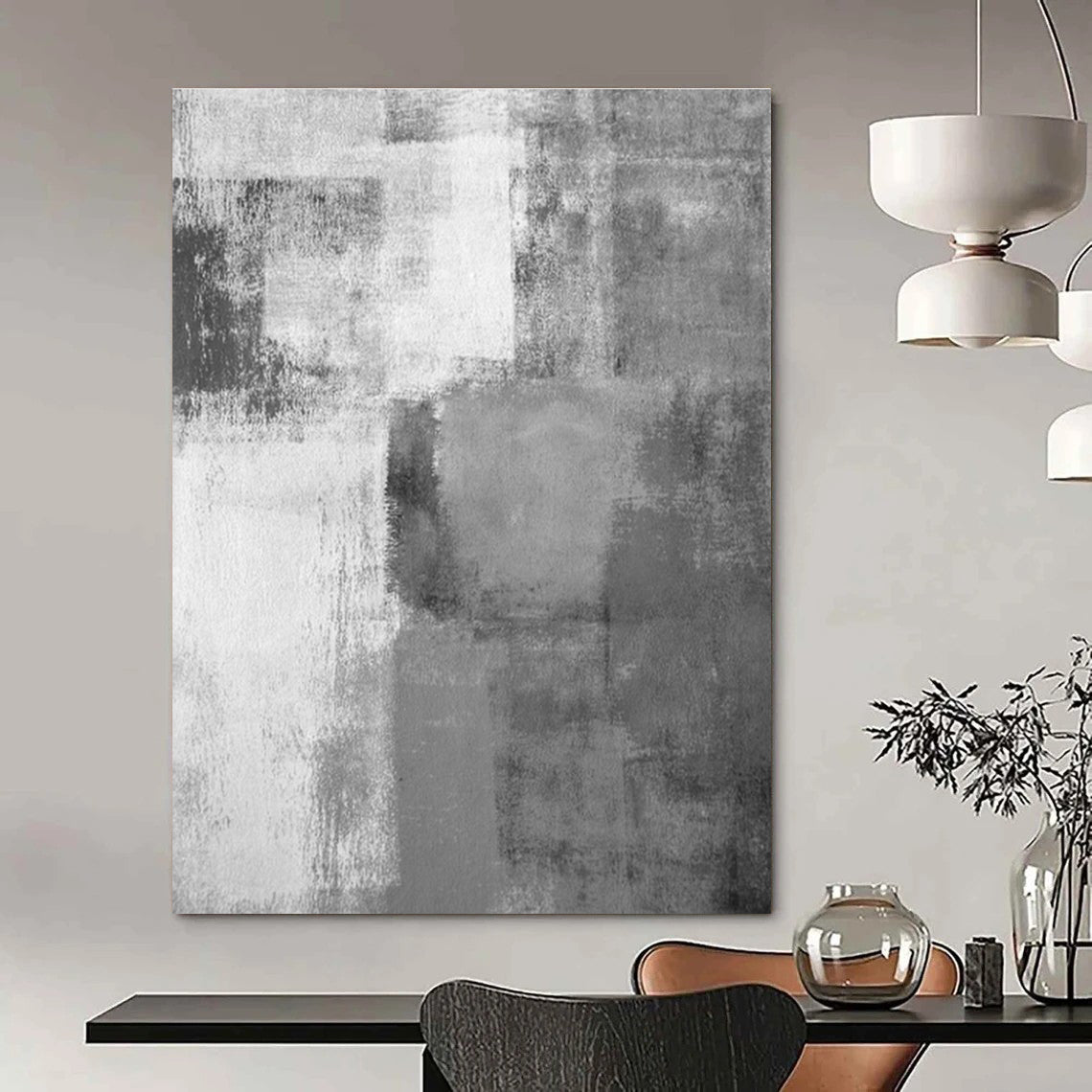 Hand - Painted Custom Abstract Art for Cottage Entryway & Bedroom DLZ0569