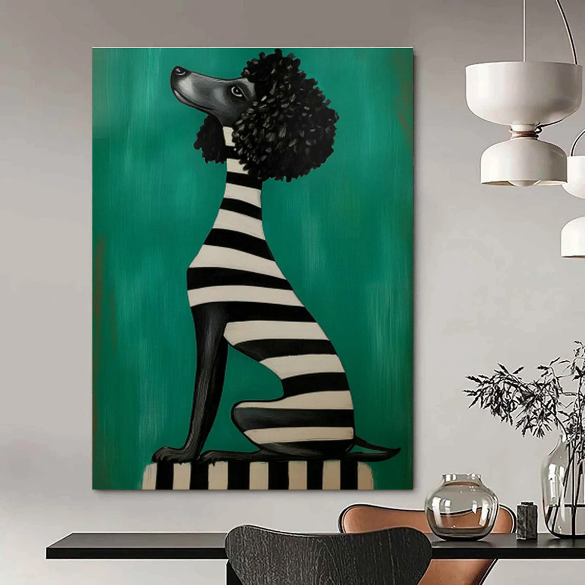 Extra - Large Hand - Painted Abstract Canvases for Living Room Sectional Backs & Cottage Hallway Archways DLZ0705