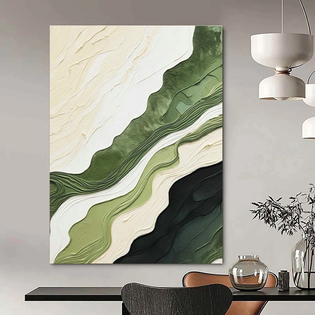 Enormous Custom-Fit Hand Painted Abstract Canvas for Living Room & Office DLZ2186